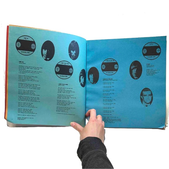 Vintage 1989 The Rolling Stones Singles Collection The London Years Lyrics Book - Picture 4 of 10